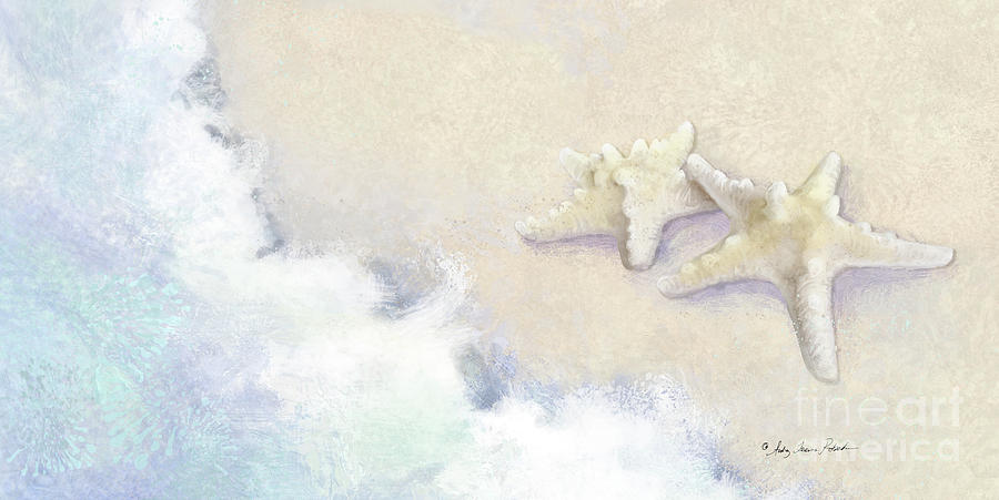 Dance of the Sea - Knobby Starfish Impressionstic Painting by Audrey Jeanne Roberts