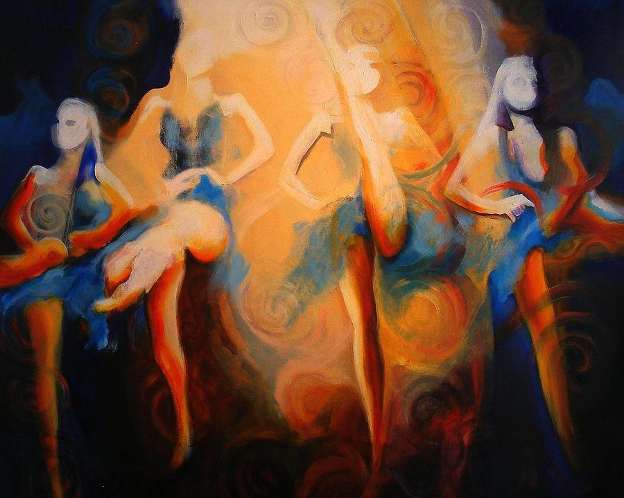 Dance of the sidheog Painting by Georg Douglas