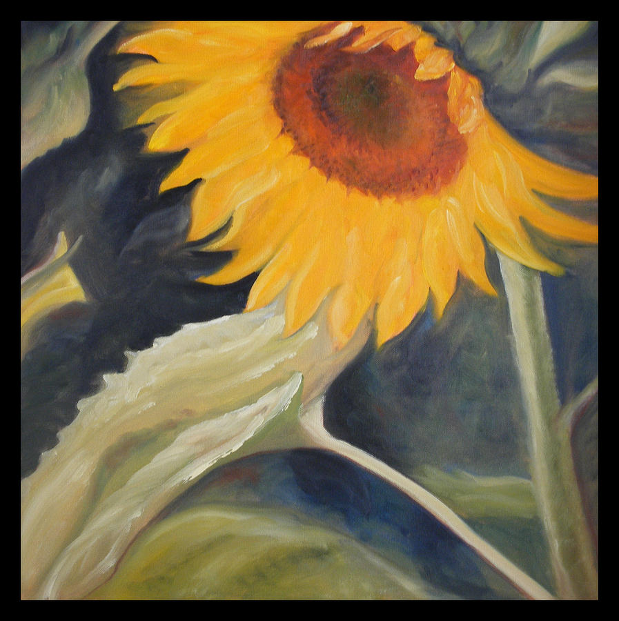 Sunflowers Painting - Dance of the Sunflowers by Wendie Thompson