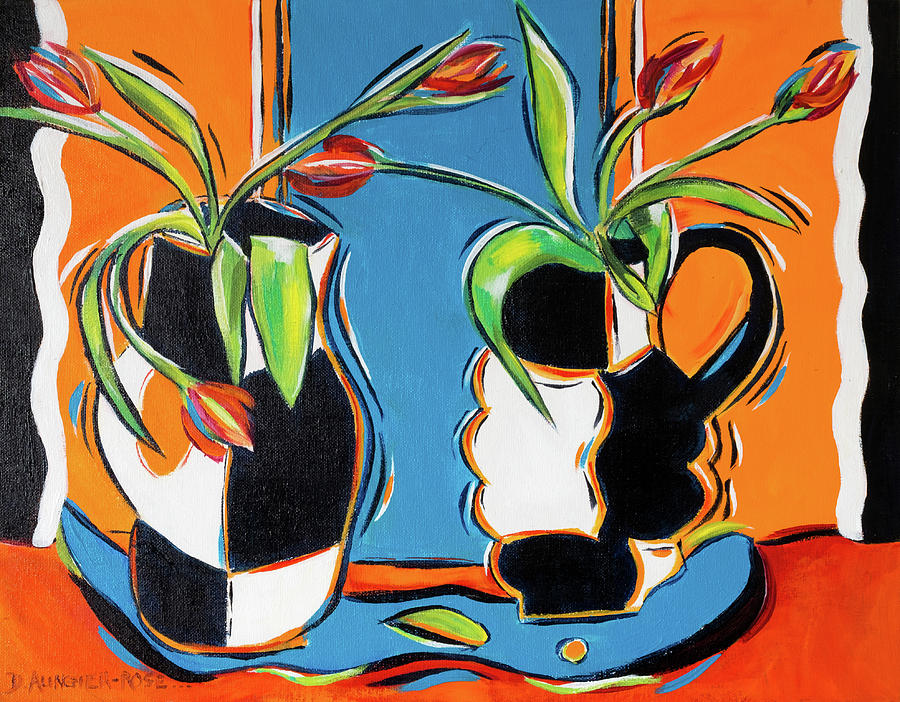 Dance Of The Tulips Painting by Seeables Visual Arts
