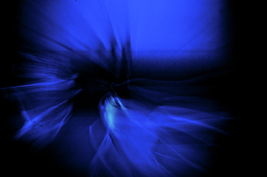 Dance Swirl In Blue Photograph