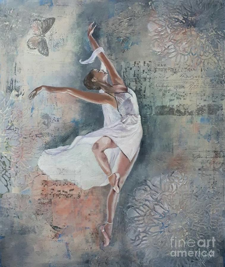 Dance to the Music Painting by Almeta Lennon