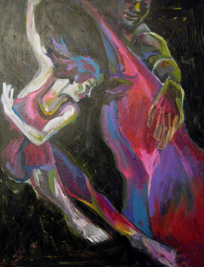 Dancer Painting - Dance To The Music by Connie Freid Dancer Painting - Dance To The Music by Connie Freid