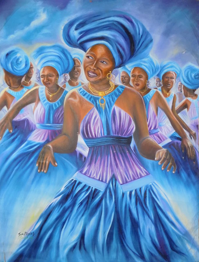 Dance Tune  Painting by Olaoluwa Smith