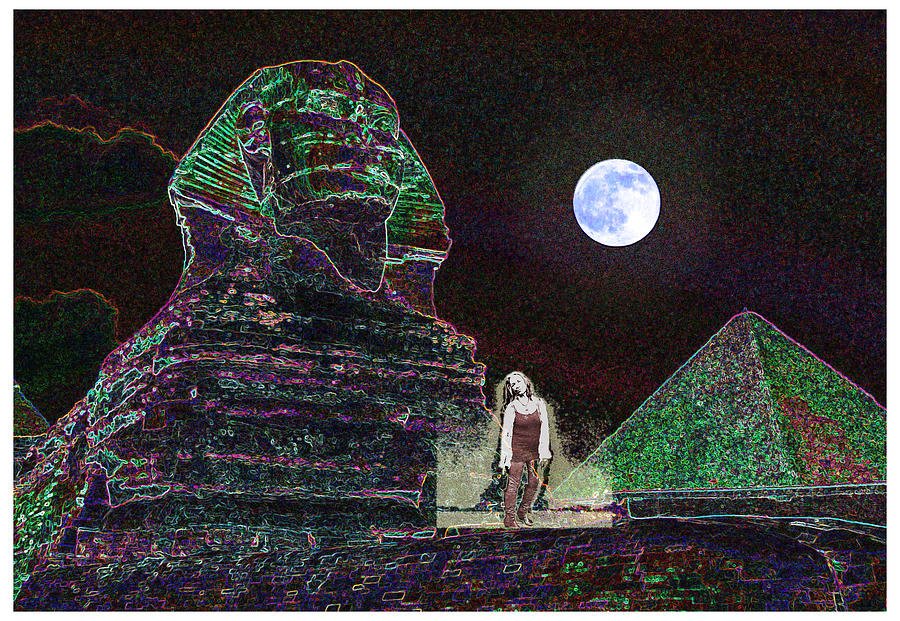 Dance with Me Under This Egyptian Moon Photograph by Feather Redfox