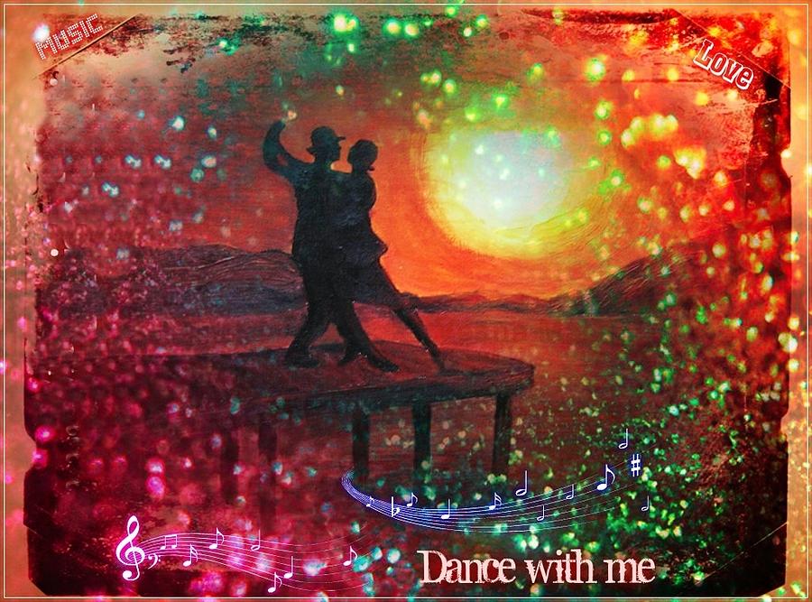 Dance with me Painting by Vesna Martinjak