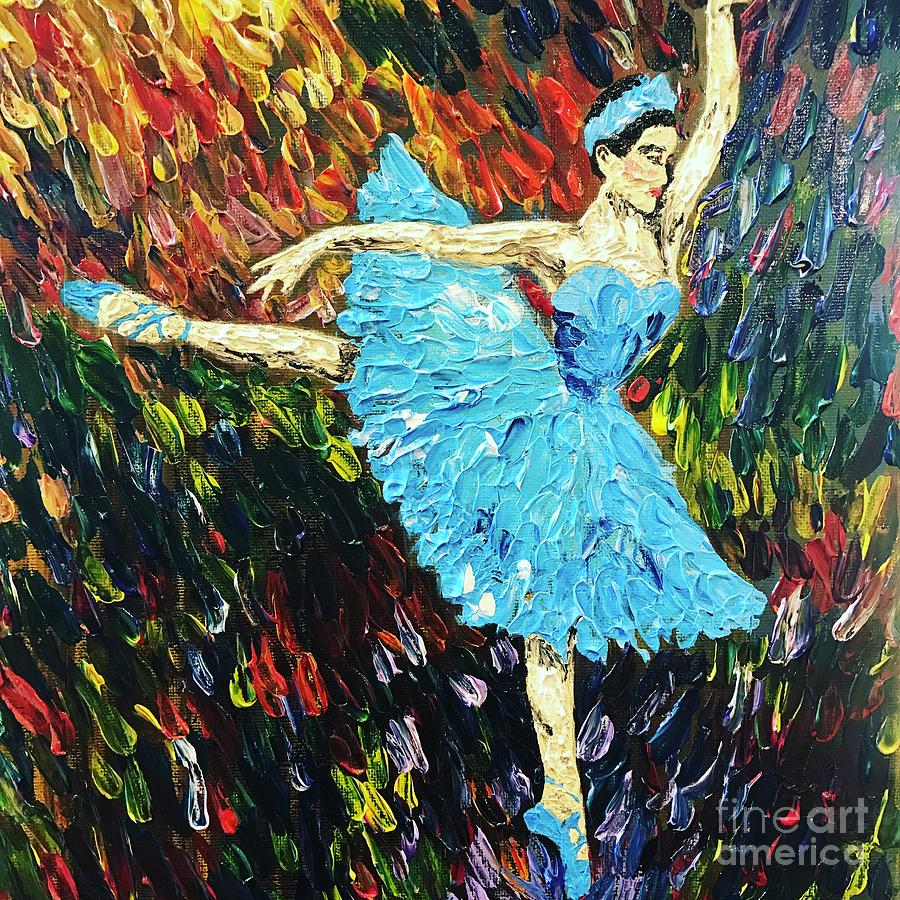 Dance your heart Painting by Srija Chartham - Fine Art America