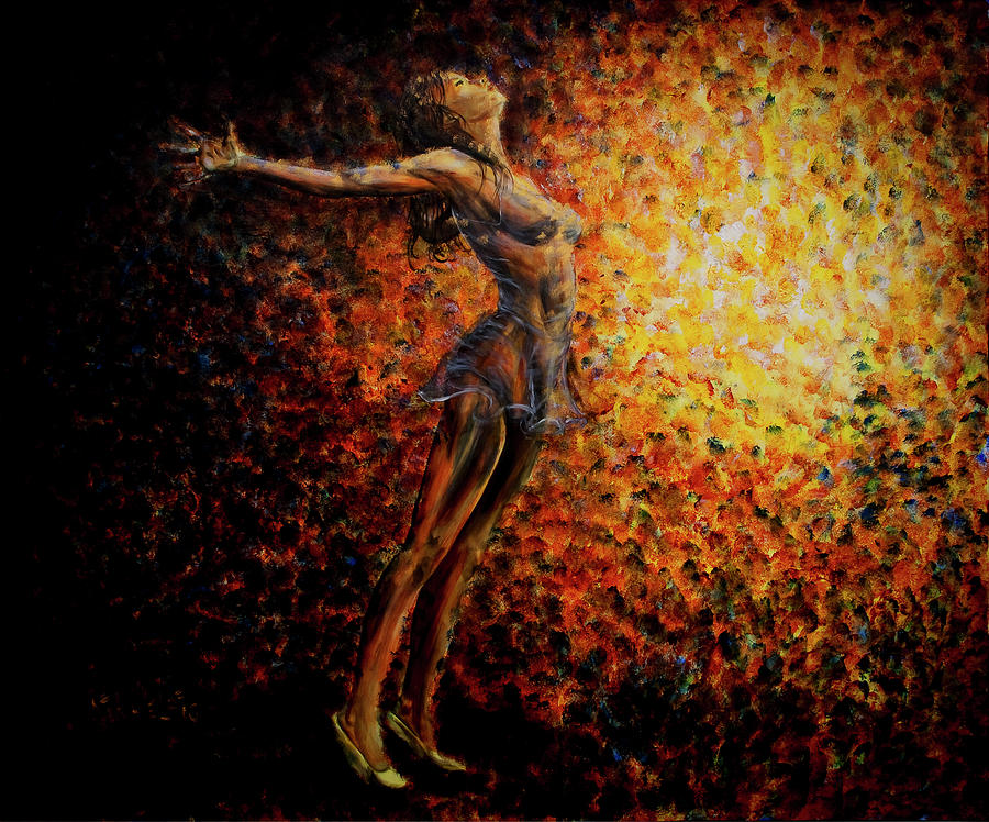 Dancer 03 Painting by Nik Helbig