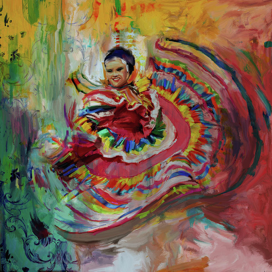 Catf Painting - Dancer 266 1 by Mawra Tahreem