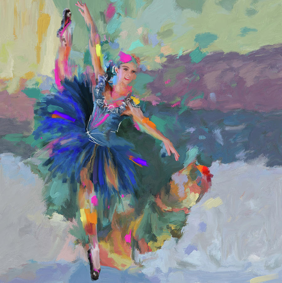 Dancer 281 1 Painting by Mawra Tahreem
