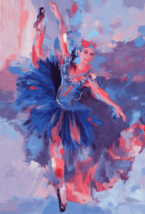 Dancer 281 3 Painting by Mawra Tahreem