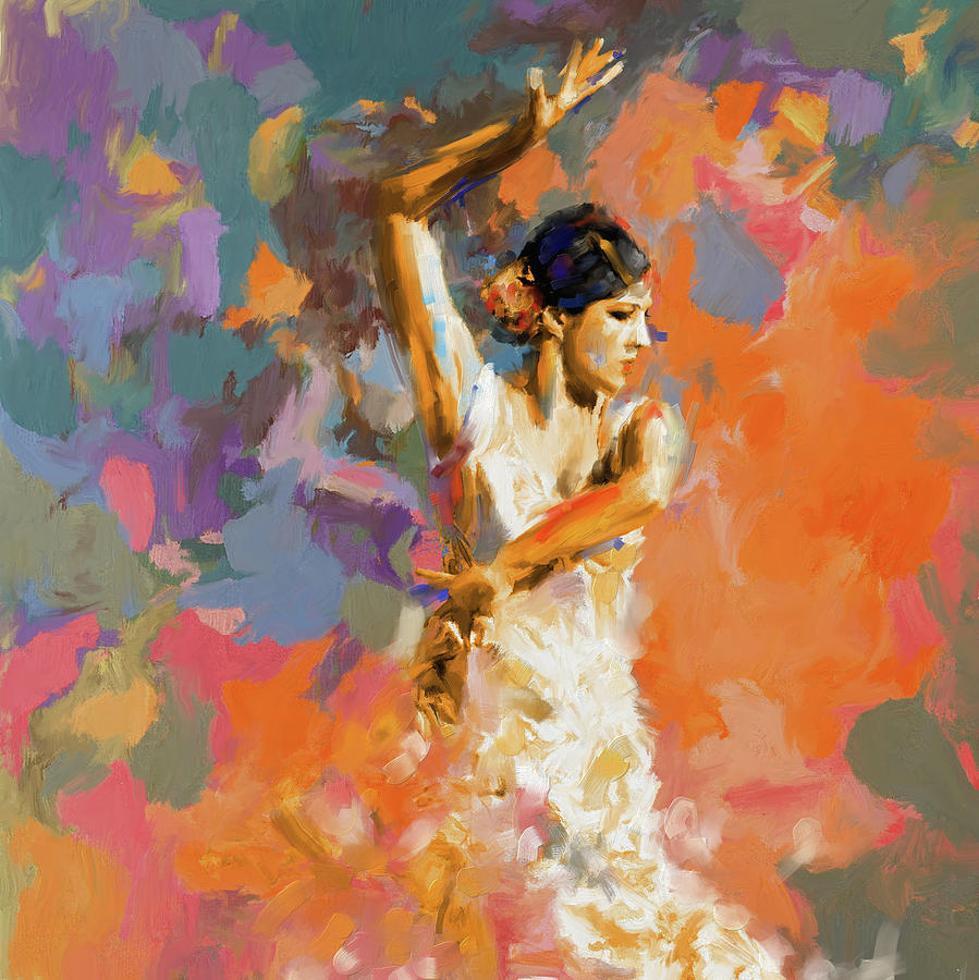 Dancer 283 1 Painting by Mawra Tahreem