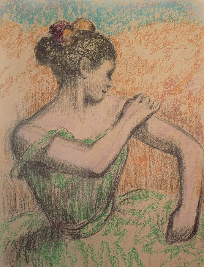 Edgar Degas Pastel - Dancer by Degas