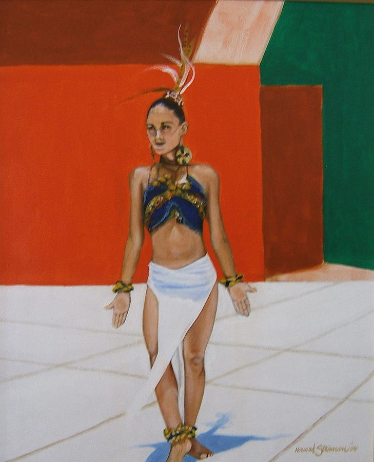 Dancer In Costume Painting by Howard Stroman Dancer In Costume Painting by Howard Stroman