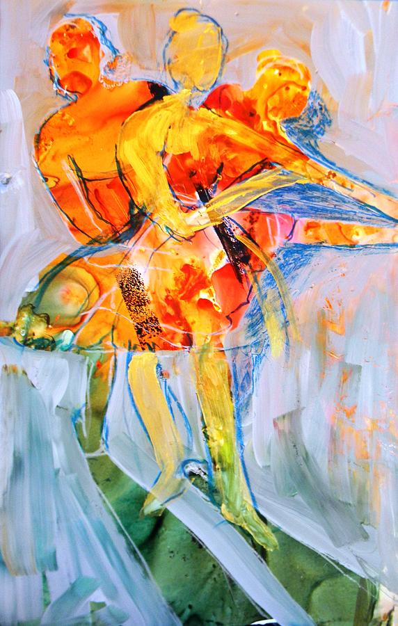 Dancer in Motion Painting by Tricia PoulosLeonard - Fine Art America