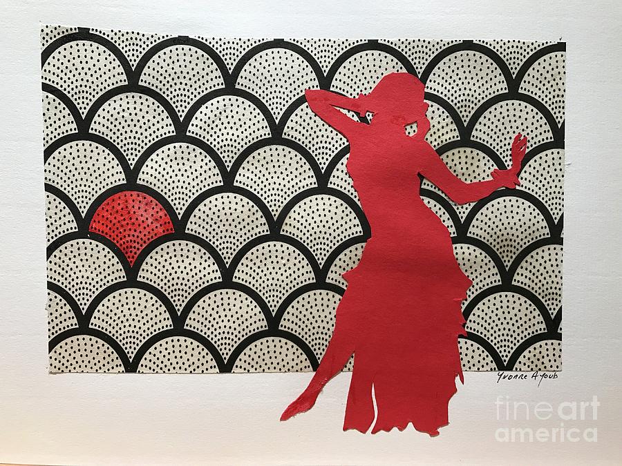 Dancer in red 02 by Yvonne Ayoub Dancer in red 02 by Yvonne Ayoub