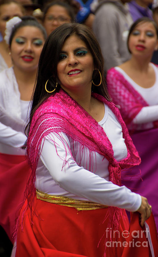 Dancer In The Pase Del Nino Parade II Photograph by Al Bourassa
