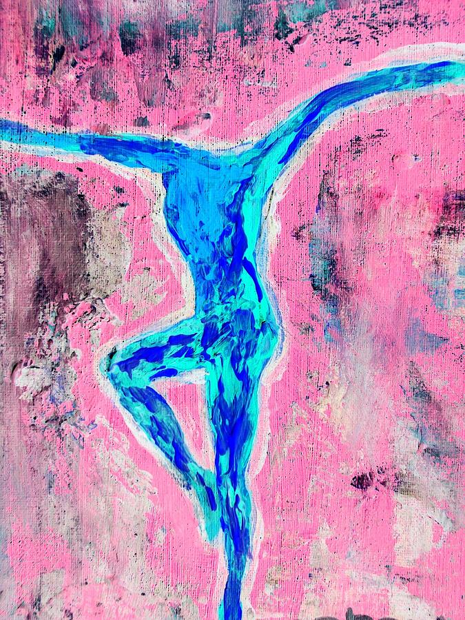 Dancer One Inverted Painting by Laurette Escobar