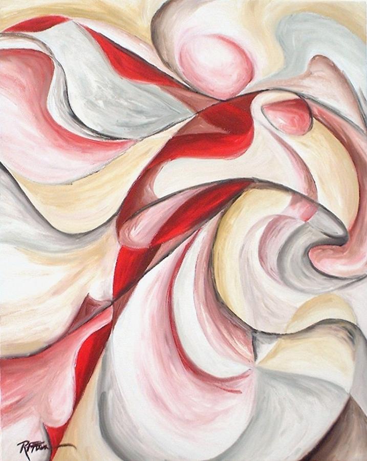 Abstract Painting - Dancer by Rowena Finn Abstract Painting - Dancer by Rowena Finn