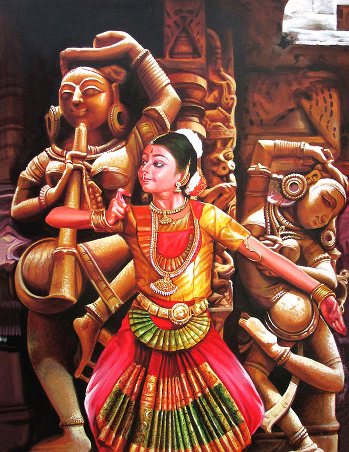 Dancer Painting by S Murthy - Fine Art America