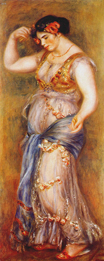 Tango Painting - Dancer With Castanettes 1909 by Auguste Renoir Tango Painting - Dancer With Castanettes 1909 by Auguste Renoir