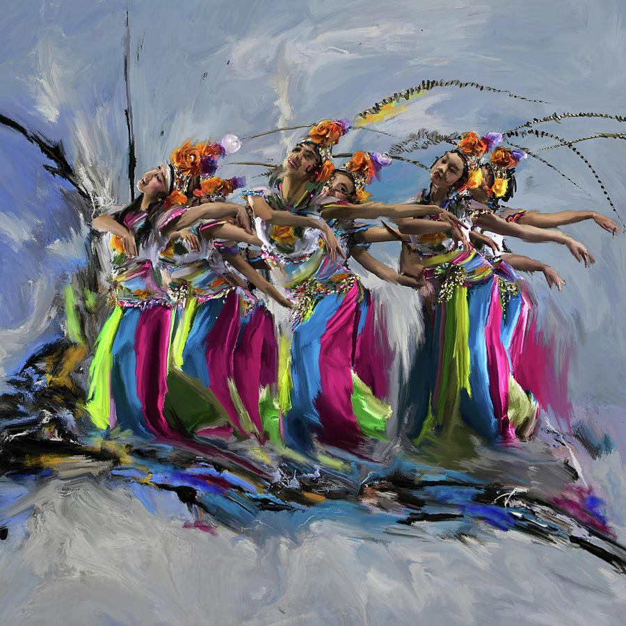 Dancers 264 1 Painting by Mawra Tahreem