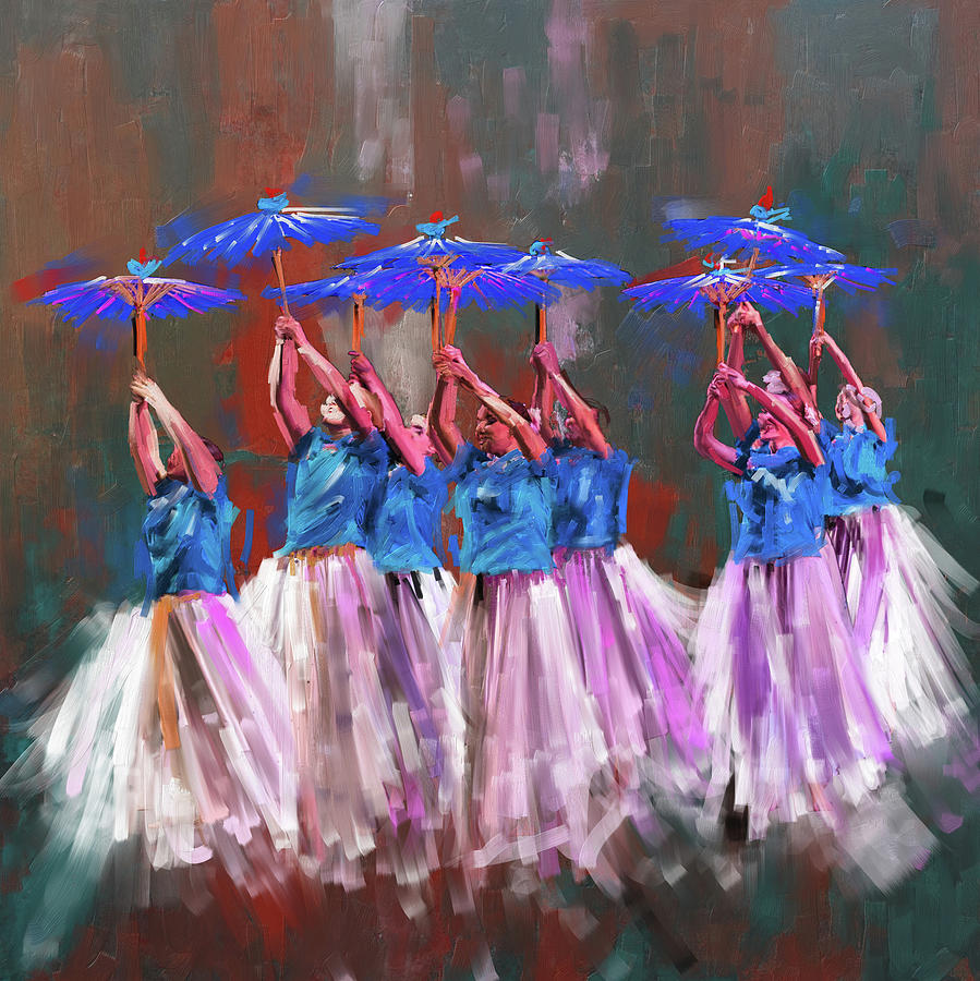Dancers 267 1 Painting by Mawra Tahreem