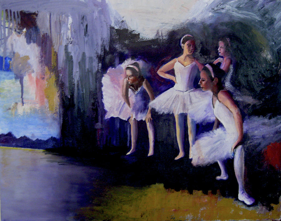 Ballet Dancer Backstage Painting| Oil Painting | Handpainted oil Painting | Oil on Canvas shops | Framed Paintings | Oil Art | Handpainted Oil Art