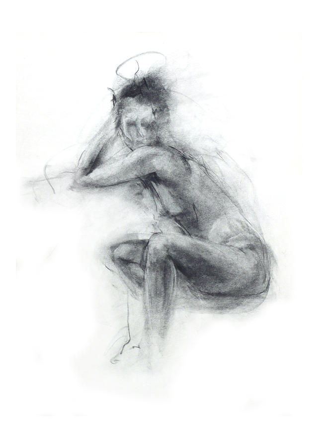 Abstract Drawing - Dancers Gaze by Christopher Williams