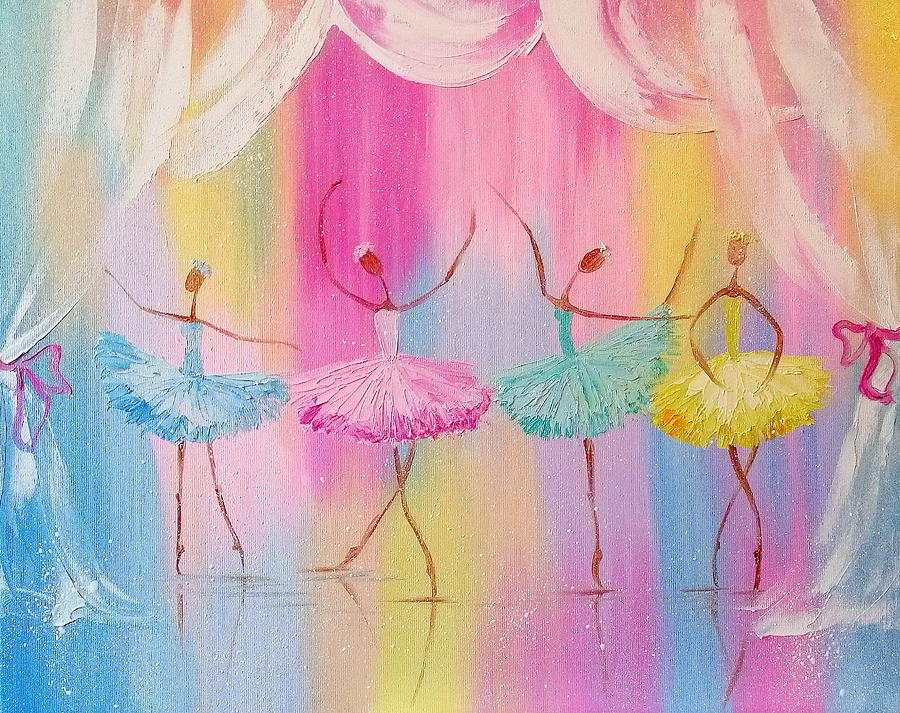 Impressionism Painting - Dancers by Olha Darchuk