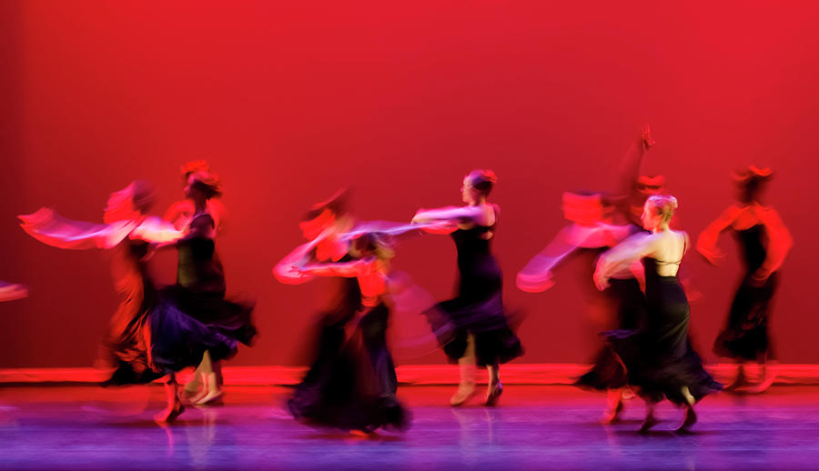 Dancers performing on stage Photograph by Enrique Mendez | Fine Art America