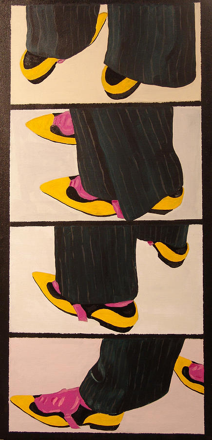 Dancin Shoes Painting by Kevin Callahan