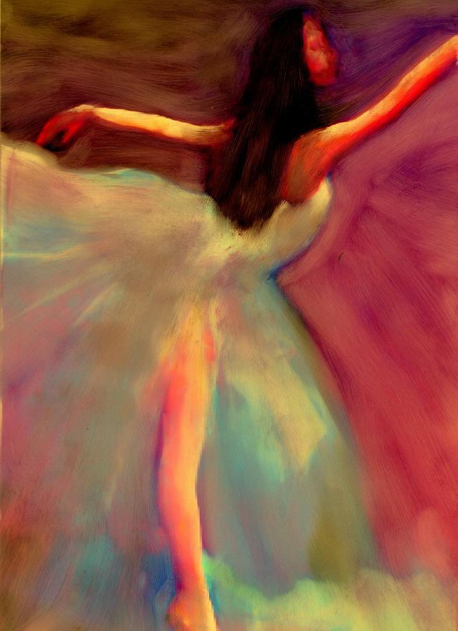 Dancing a Dream Painting by FeatherStone Studio Julie A Miller