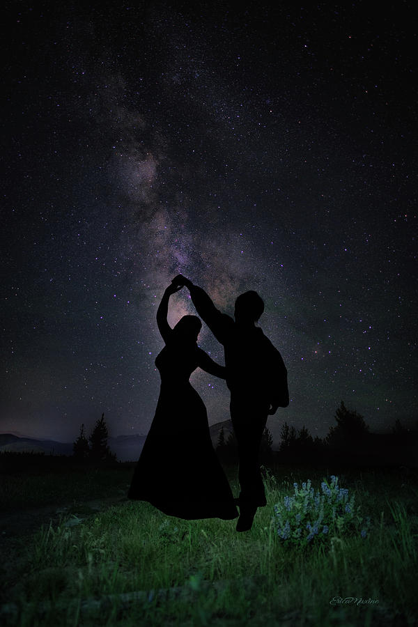 Mug Photograph - Dancing Beneath a Night Sky by Ericamaxine Price