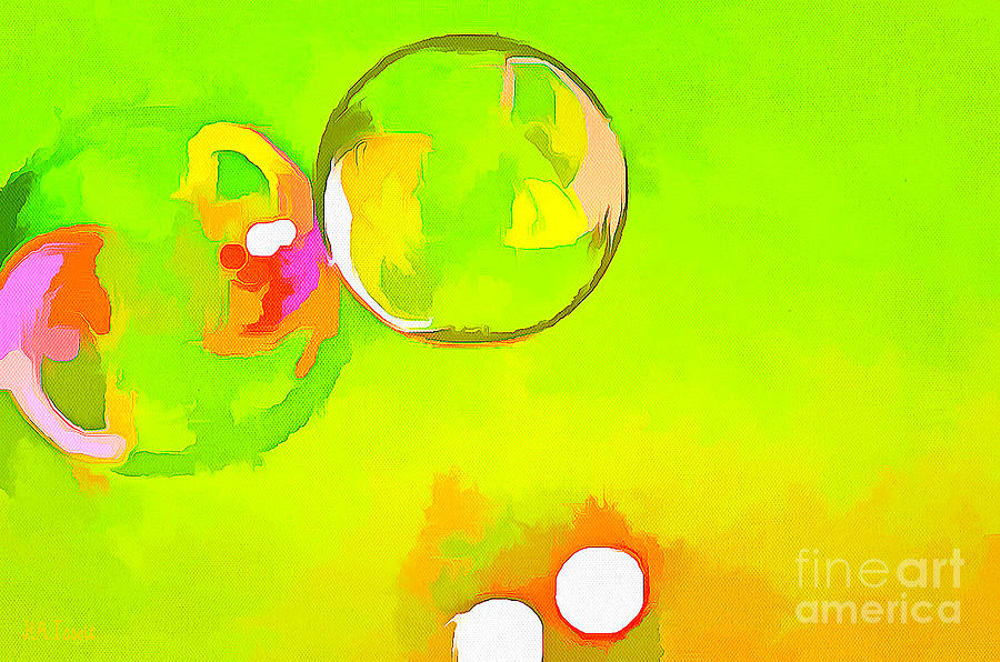 Dancing Bubbles Digital Art by Humphrey Isselt