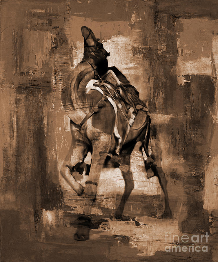 Camel Painting - Dancing Camel 02 by Gull G