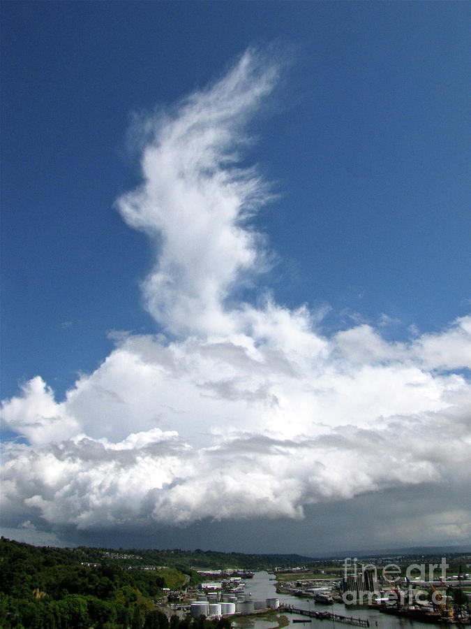 Nature Photograph - Dancing cloud by Sean Griffin