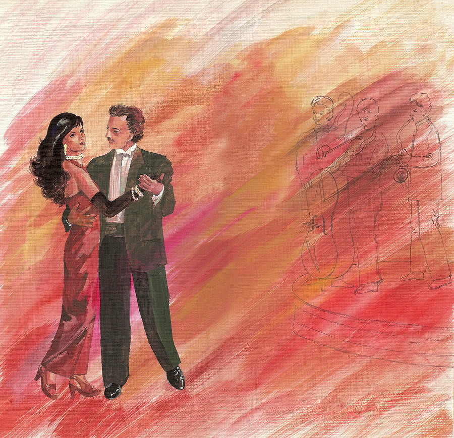 Couple Dancing Painting - Dancing Couple by Sharmila L