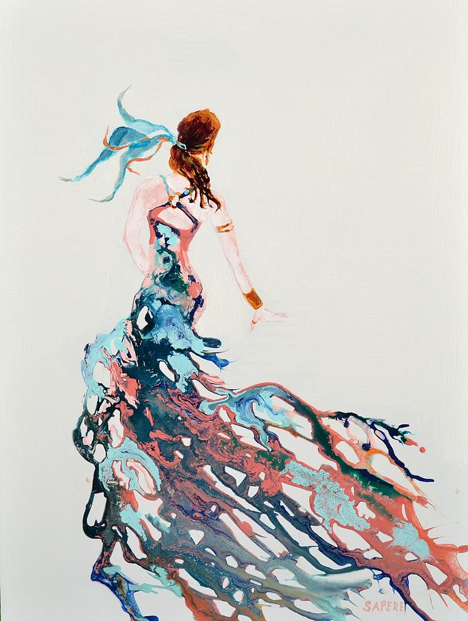 Dancer Painting - Dancing Diva by Lynee Sapere