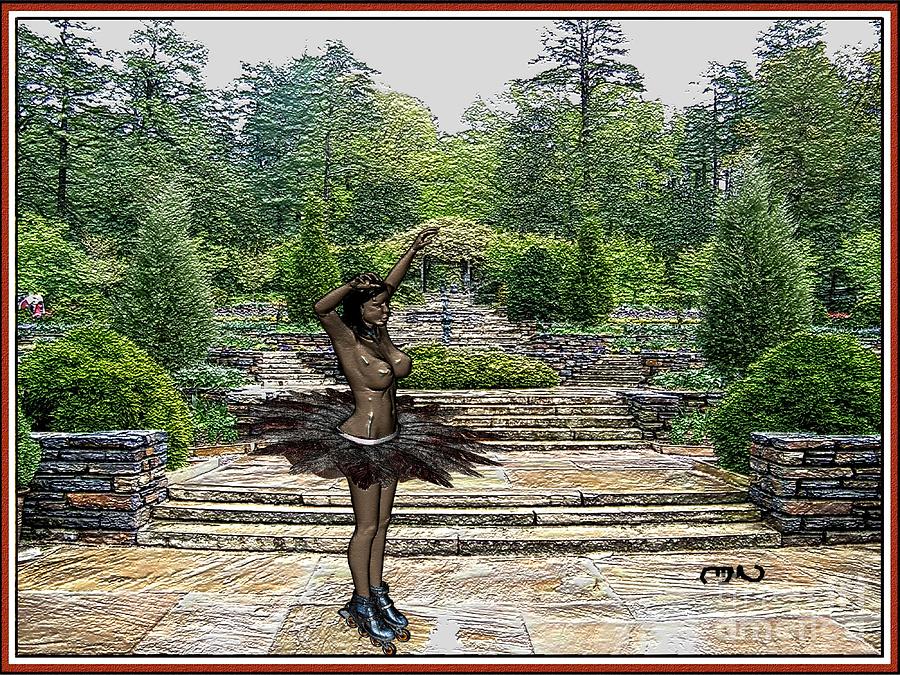 Impressionism Digital Art - Dancing girl DG2 by Pemaro