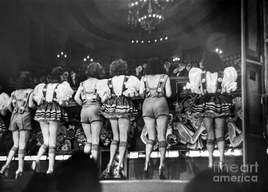 Dancing Girls in Germany Photograph by Sad Hill - Bizarre Los Angeles Archive