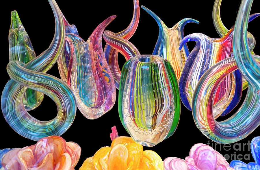 Dancing glass objects Photograph by Heiko Koehrer-Wagner