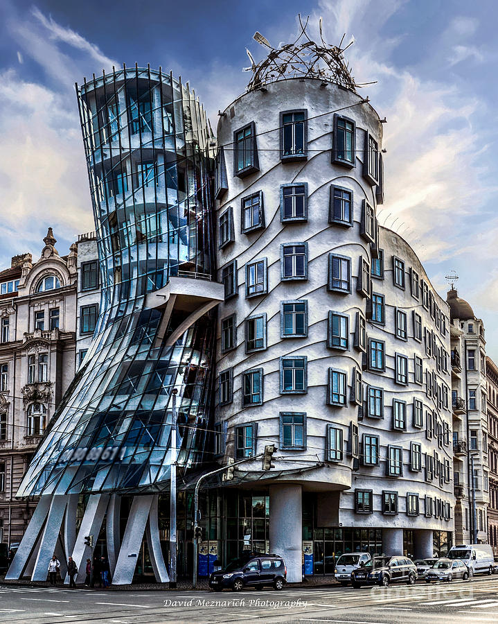 Dancing House Photograph by David Meznarich