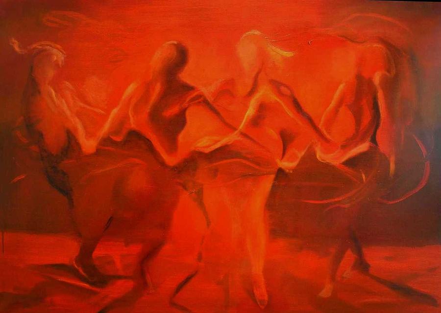 Dancing in the Gloaming Painting by Georg Douglas