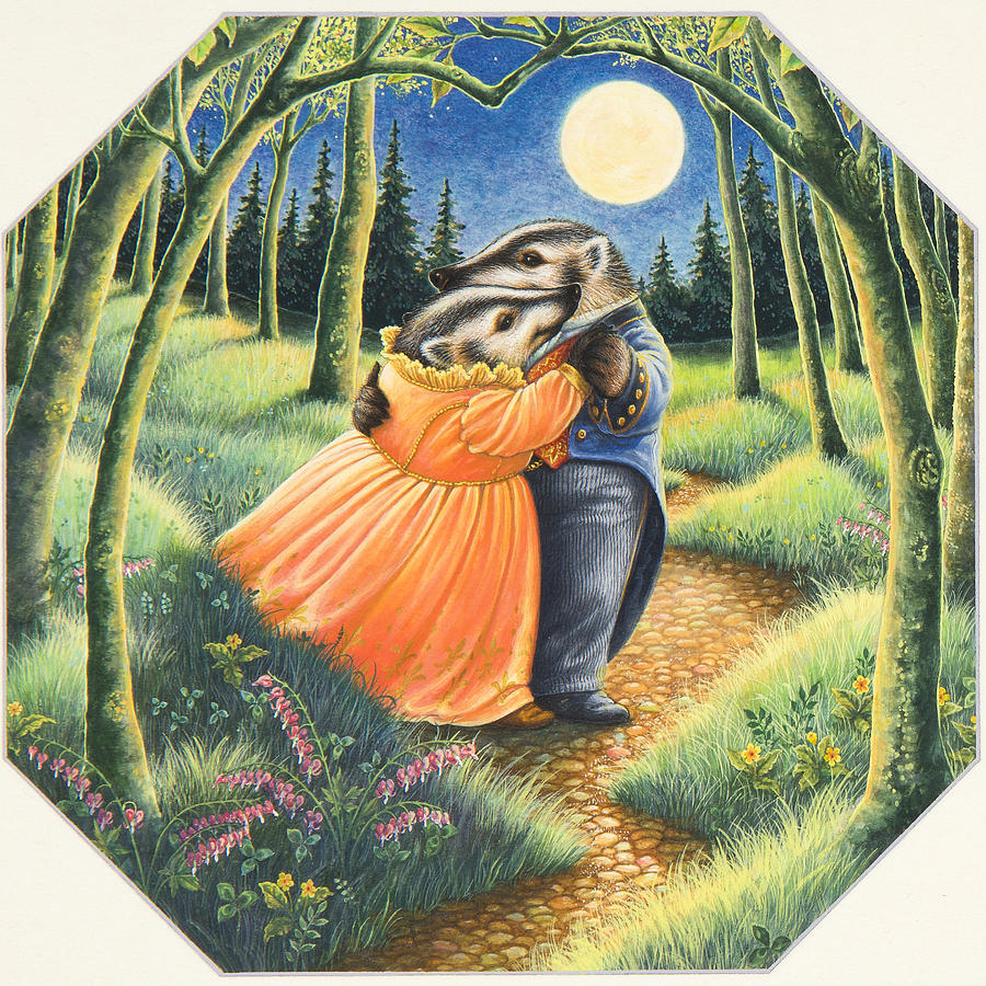 Dancing in the Moonlight Painting by Lynn Bywaters