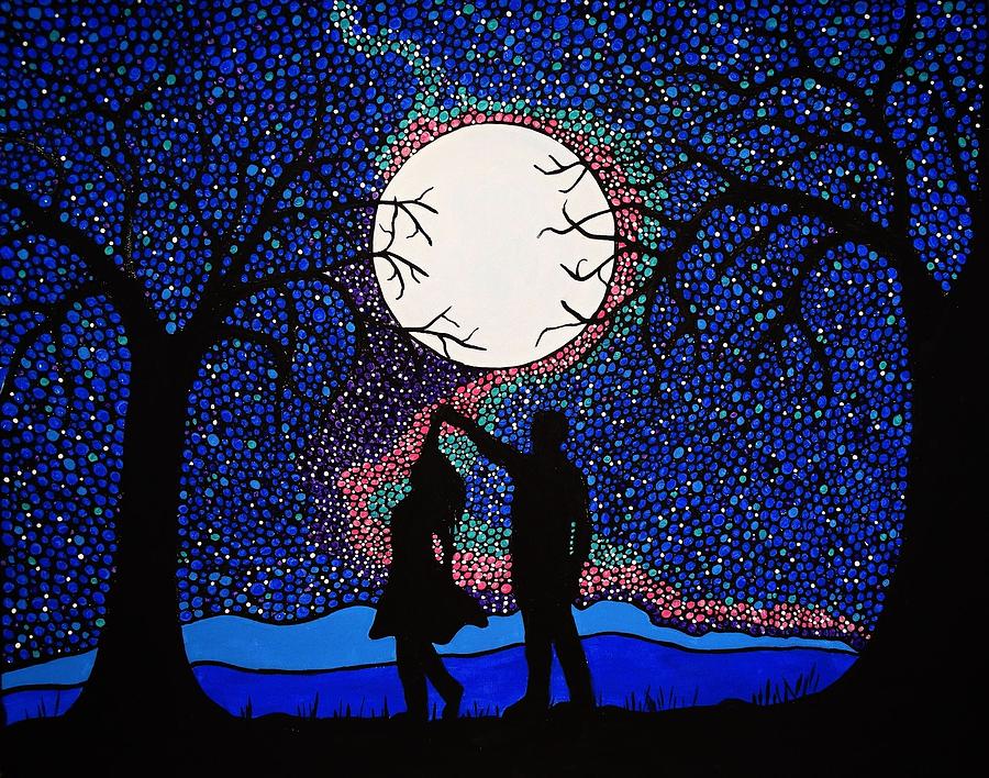 Dancing In The Moonlight Painting By Rachel Olynuk