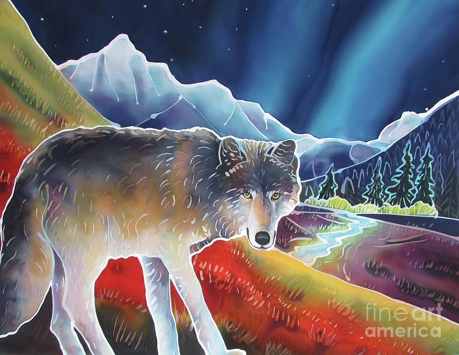 Denali National Park Painting - Dancing Lights by Harriet Peck Taylor