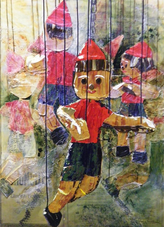 Dancing Marionettes Painting by Terry Honstead