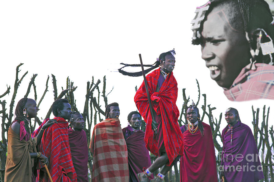 Dancing Masaii Photograph by Don Schimmel