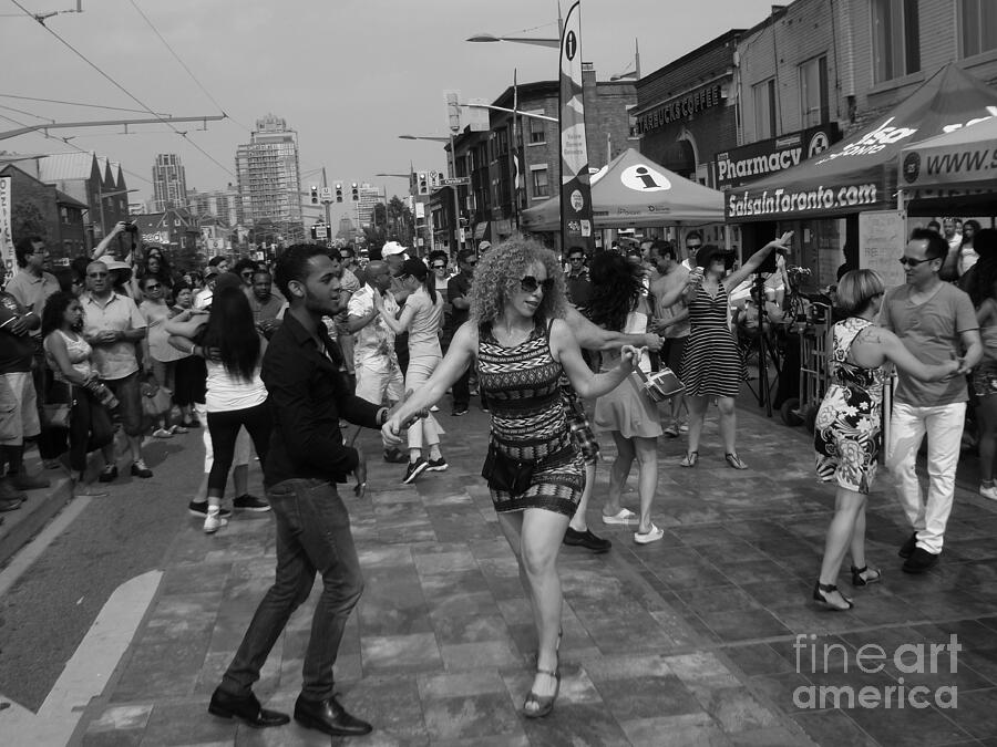 Dancing on The Street Photograph by Lingfai Leung